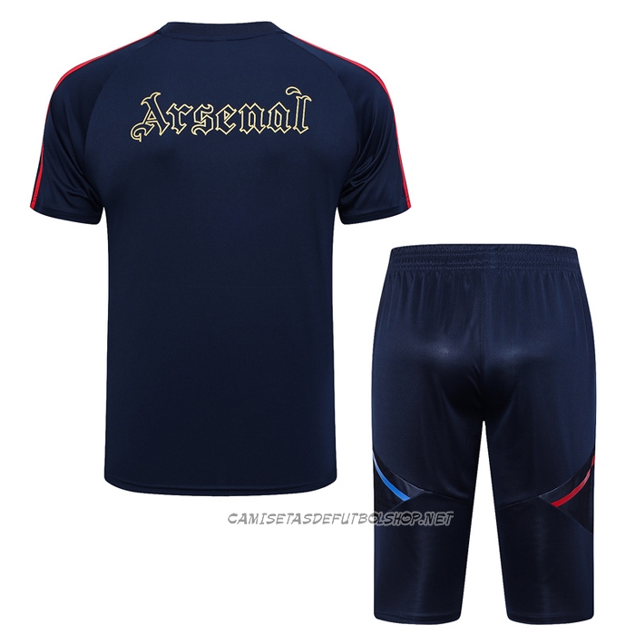 Chandal del Arsenal 23-24 Manga Corta Azul - Pantalon Corto